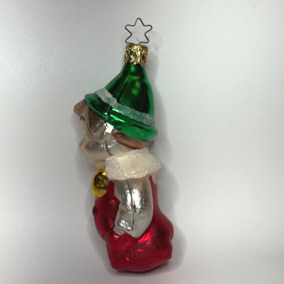 Vintage 90's Old World Christmas Inge Glas Pinocchio Elf Ornament 4-1/2" - Picture 2 of 6